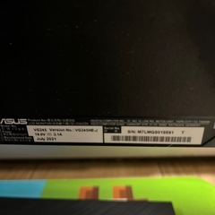 ASUS ゲーミングモニター の画像