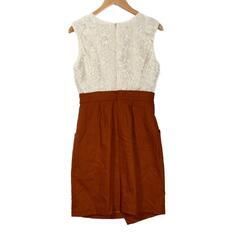 CHESTY チェスティ ワンピース レーヨン ホワイト レディース 1【古着】【中古】の画像