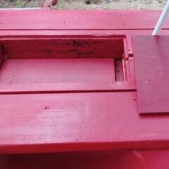 BBQテーブル(大)＋パラソルの画像