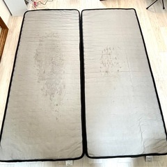 セミシングル マットレス 2枚セット ポケットコイルの画像