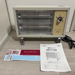 美品　レトロ調　電気ストーブ　CRS401HWの画像