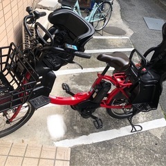 電動アシスト自転車 ヤマハ PAS Babby un チャイルドシート付の画像