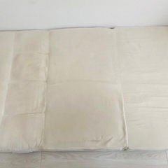 2人掛け　折りたたみソファーベッドの画像