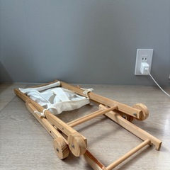 3COINS スリーコインズ 木製ドールバギーの画像