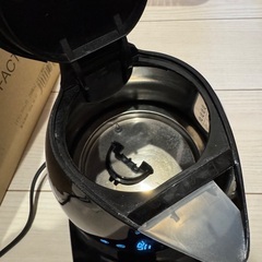 T-fal 電気ケトル 温度設定機能付き 黒　ジャンクの画像