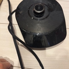 T-fal 電気ケトル 温度設定機能付き 黒　ジャンクの画像