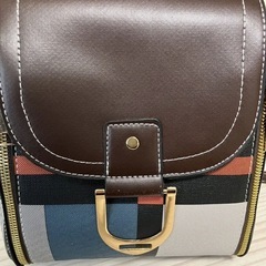 チェック柄ミニリュック　お譲りします！の画像