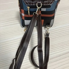 チェック柄ミニリュック　お譲りします！の画像