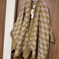 Michaelkors ポンチョ MK柄　新品タグ付き　ベージュの画像