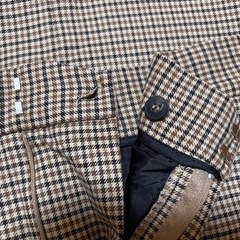 ZARA チェック柄　タイトスカートの画像