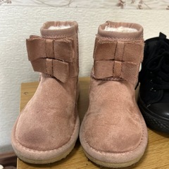 ブーツ＆コンバース17センチの画像