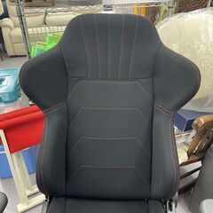 ワークチェア ブラック 幅70×奥行57×高さ118ｃｍ ゲーミングチェア ＰＣチェア 椅子 イス 札幌市手稲区の画像