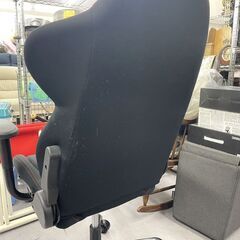 ワークチェア ブラック 幅70×奥行57×高さ118ｃｍ ゲーミングチェア ＰＣチェア 椅子 イス 札幌市手稲区の画像