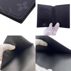 ルイヴィトン LOUIS VUITTON パスポートケース モノグラムエクリプス クーヴェルテュール パスポール NM パスポートカバー カードケース M64501 ブラックの画像