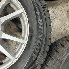 205/60r15 94Qダンロップスタッドレスタイヤとアルミホイール4本セットの画像