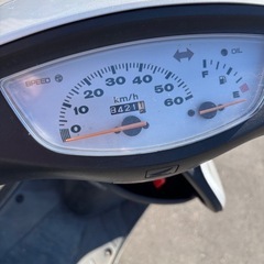 ★始動動画有り★ Dio (AF34)　エンジン絶好調❣️　2ストなので加速は抜群❗️タイヤ前後共にバリ山‼️　原付　スクーター　50ccの画像