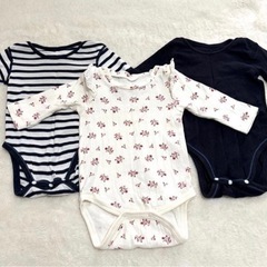 15点セット　長袖 ベビー肌着 ボディスーツ ロンパース まとめ売り の画像