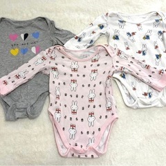 15点セット　長袖 ベビー肌着 ボディスーツ ロンパース まとめ売り の画像