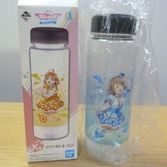 一番くじ ラブライブ K賞 クリアボトル / 一番くじ ガンダムSEED D賞 クリアボトル / コカ・コーラ オリジナルグラスの画像