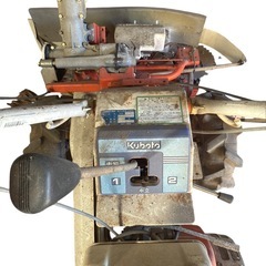 クボタ RA50 二条バインダー 刈取機 結束機 動作未確認 耕うん機 管理機 農機具 コンバイン 田植え 稲刈り機 現状品の画像