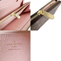 ルイヴィトン M41894 長財布 ローズバレリーヌ  LOUIS VUITTON ジッピーウォレット モノグラムの画像