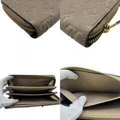 ルイヴィトン LOUIS VUITTON 長財布 モノグラムアンプラント ジッピーウォレット ラウンドファスナー M82212 ベージュの画像
