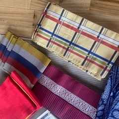 昭和レトロ　帯、浴衣色々の画像