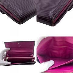 ルイヴィトン LOUIS VUITTON 長財布 エピ ポルトフォイユ サラ M6374K パープル系の画像