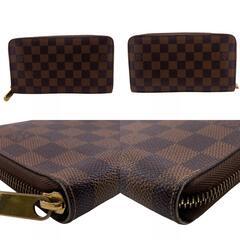 ルイヴィトン LOUIS VUITTON 長財布 ダミエ ジッピー オーガナイザー ラウンドファスナー N60003 ブラウンの画像