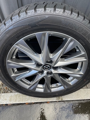 
225/55r19 タイヤホイール　高輝度ダークホイール