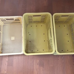 プラケース　3個セット（園芸、工具、収納、物入れ）の画像