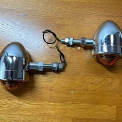 CGC製ビレット型メッキウインカー2個セット　の画像