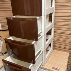 取引相談中◾️チェスト 衣類 たんす タンス スリムチェスト 衣装ボックス レール付きの画像