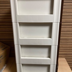 取引相談中◾️チェスト 衣類 たんす タンス スリムチェスト 衣装ボックス レール付きの画像