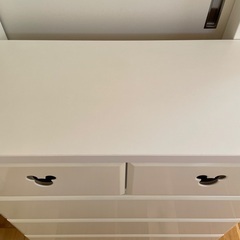 ディズニー 木製チェスト 4段の画像