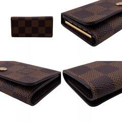 ルイヴィトン LOUIS VUITTON キーケース ダミエ ミュルティクレ4 4連 N62631 ブラウンの画像
