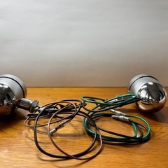 汎用ビレット型メッキウインカー2個セットの画像