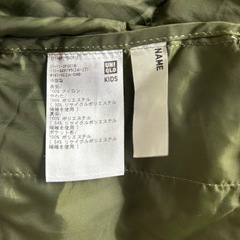 【ユニクロ】ジャンバー オリーブグリーン 110 防寒 キッズの画像