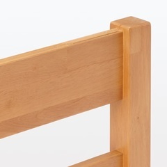 無印良品 ダブルベッドフレームの画像