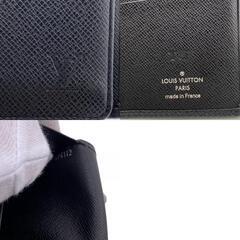 ルイヴィトン LOUIS VUITTON 長財布 タイガ ポルトフォイユブラザ 二つ折り M30501 ブラックの画像