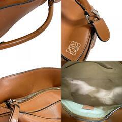 ロエベ LOEWE ショルダーバッグ パズルエッジバッグミディアム 2WAY ブラウンの画像
