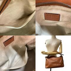 ロエベ LOEWE ショルダーバッグ パズルエッジバッグミディアム 2WAY ブラウンの画像