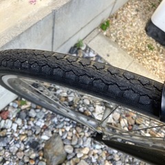 折りたたみ自転車　無印良品　黒の画像