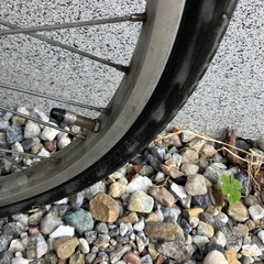 折りたたみ自転車　無印良品　黒の画像