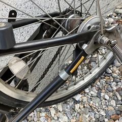 折りたたみ自転車　無印良品　黒の画像