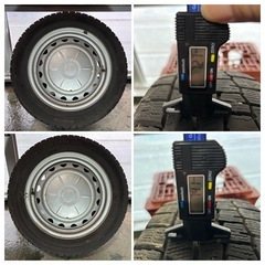 15インチ スチールホイールスタッドレスタイヤセッ ト4個セットの画像