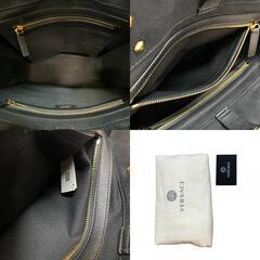 ヴェルサーチ VERSACE トートバッグ メデューサロゴ ブラックの画像