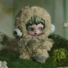 SKULLPANDA スカルパンダ pond ポンド ぬいぐるみペンダントの画像