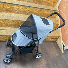 ジ473/小型犬のお散歩に! ミニ ペットカート 折りたたみ 4輪 軽量 多頭 小型犬 ペットバギー 猫の画像