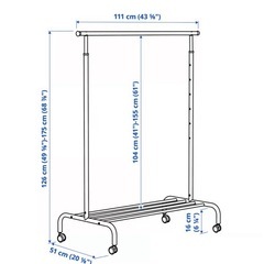 IKEAハンガーラックの画像